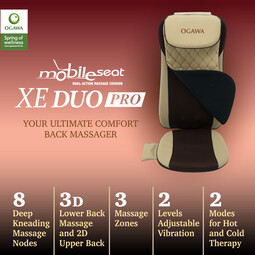 OGAWA Mobile Seat XE Duo Pro Portable Massage Cushion*